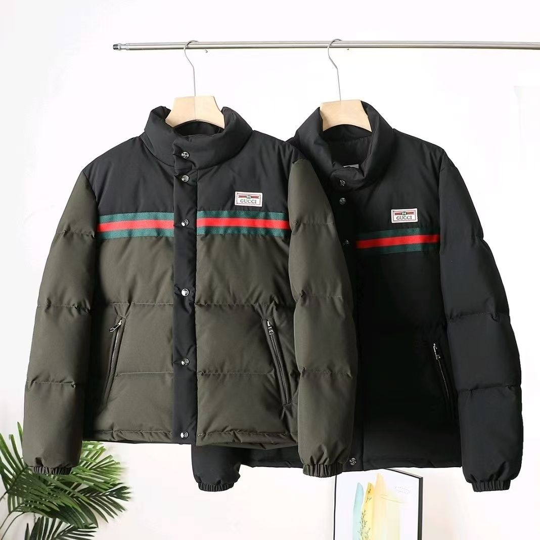 ♡美品♡GUCCI レザージャケット 黒 赤裏地 Gucci Bomber Jacket With Web, Jackets - Designer Exchange