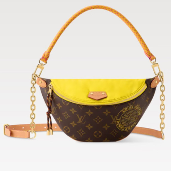 【イエローが差し色♪】Louis Vuitton バムバッグ