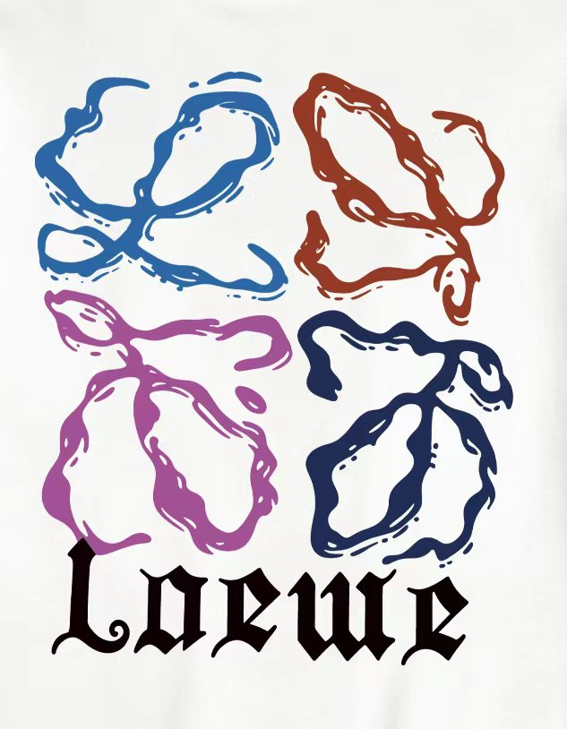 【LOEWE】プリント長袖 T シャツ