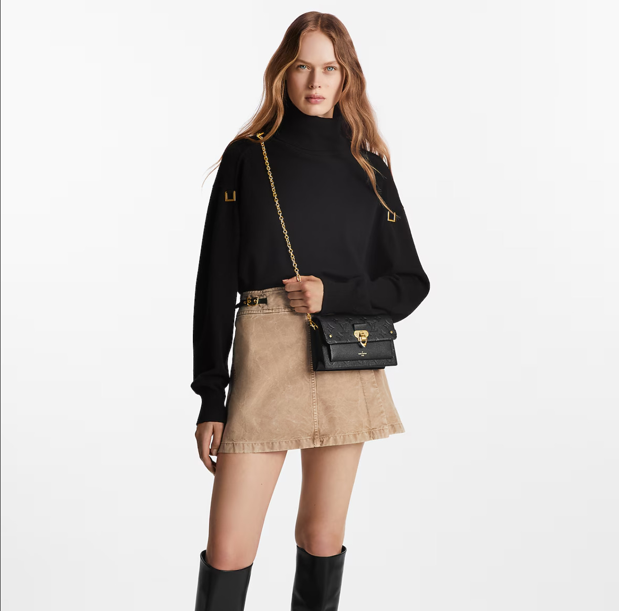 【エレガントなミニバッグ】 Louis Vuitton チェーンバッグ 財布