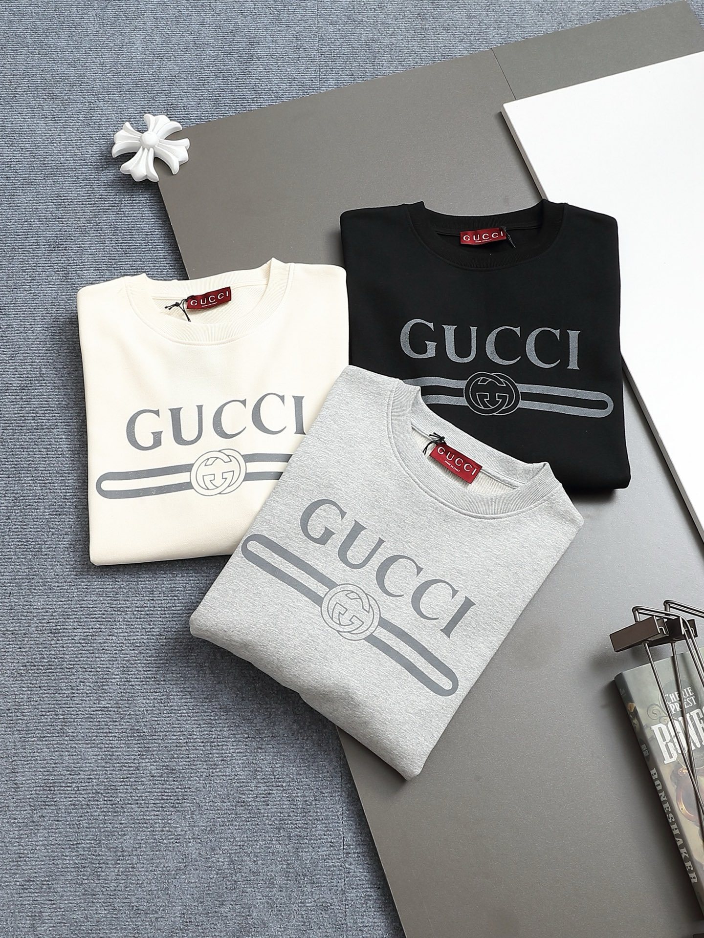 【GUCCI】プリント長袖 T シャツ
