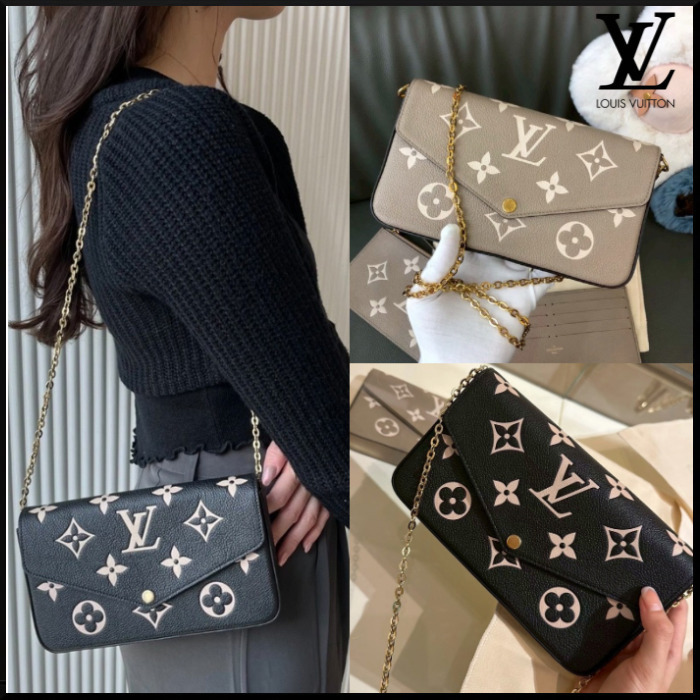 【品格を持ち歩く♪】Louis vuitton チェーンウォレット