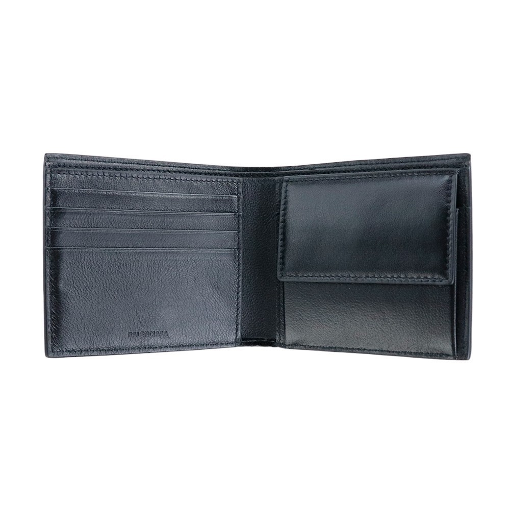 BALENCIAGA 財布 キャッシュ 二つ折り メンズ クロコ ウォレット