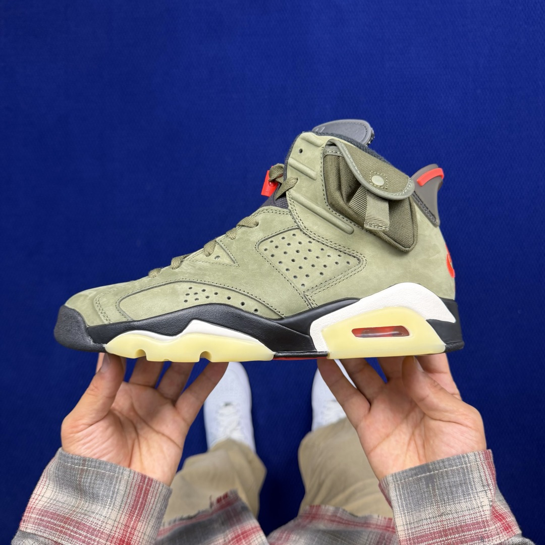 NIKE AIR JORDAN 6 TS Travis Scott x Jordan Air Jordan 6 medium olive ts