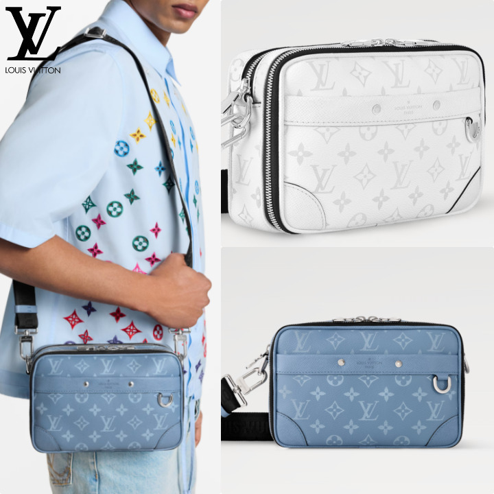 【新作】LV アルファメッセンジャーバッグホワイトモノグラム