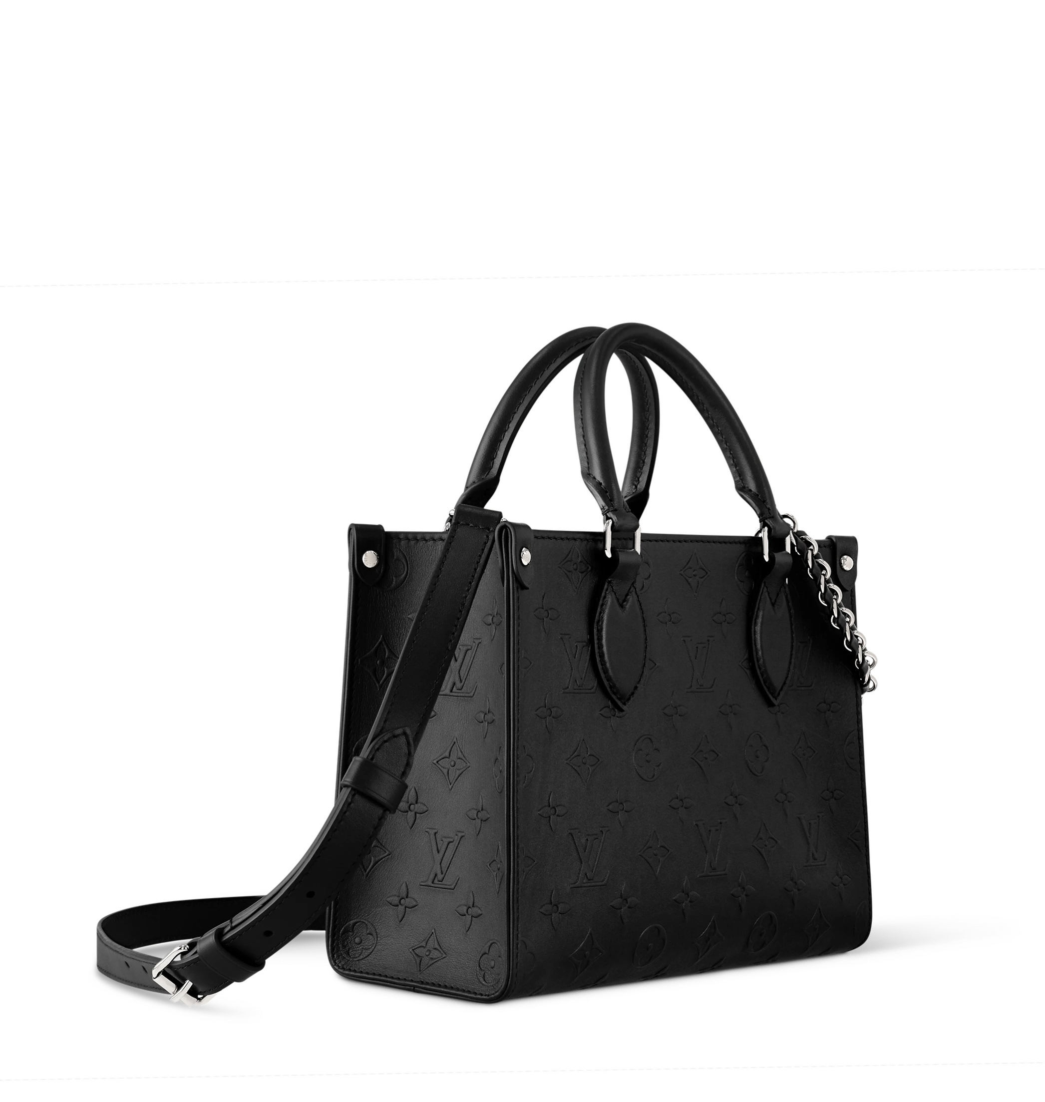 【希少なシルバー金具】★LOUIS VUITTON★OnTheGo ハンドバッグ 25cm