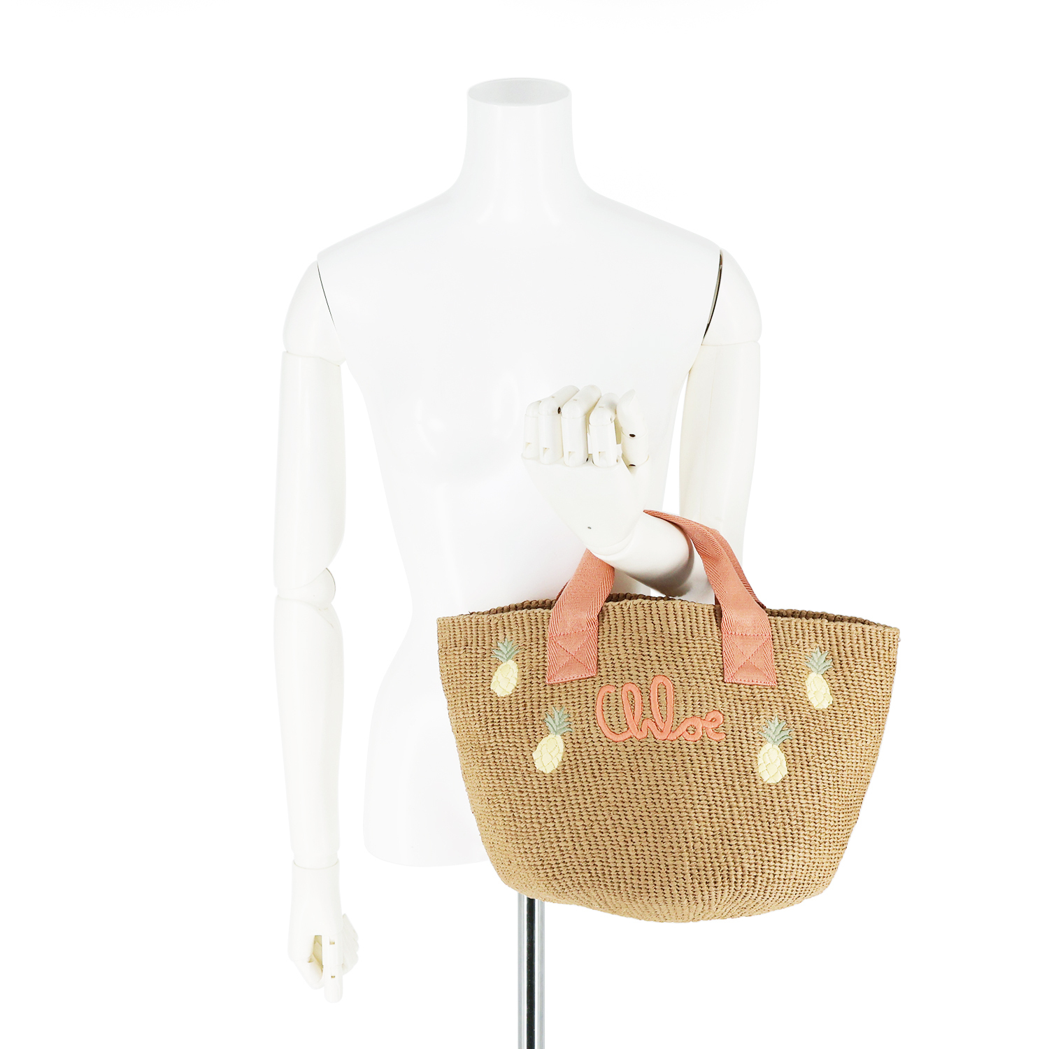 CHLOE トートバッグ バスケットバッグ 大人気 ロゴ カゴバッグ