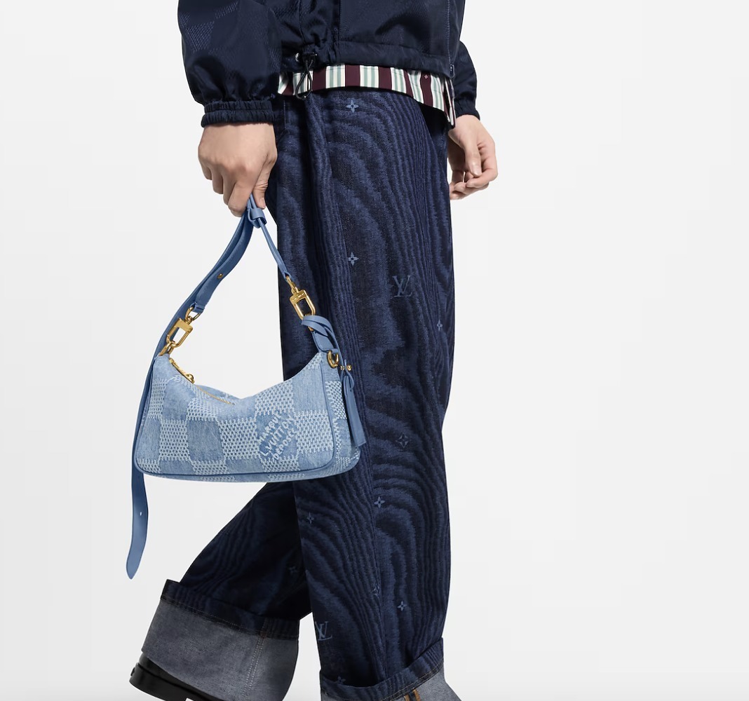 【おしゃれなデニム♪】LV ★ ポシェット・アクセソワール XL N00204