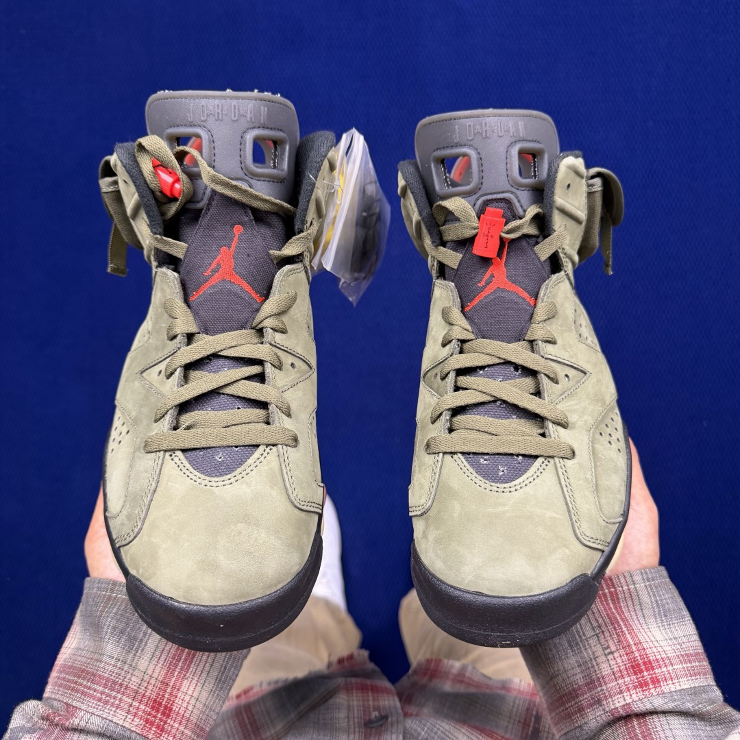 NIKE AIR JORDAN 6 TS Travis Scott x Jordan Air Jordan 6 medium olive ts