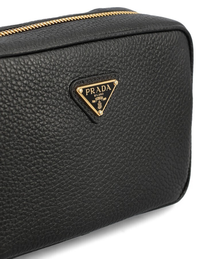 PRADA プラダ レザー ミニバッグ ショルダー ポーチ 本革 *SALE