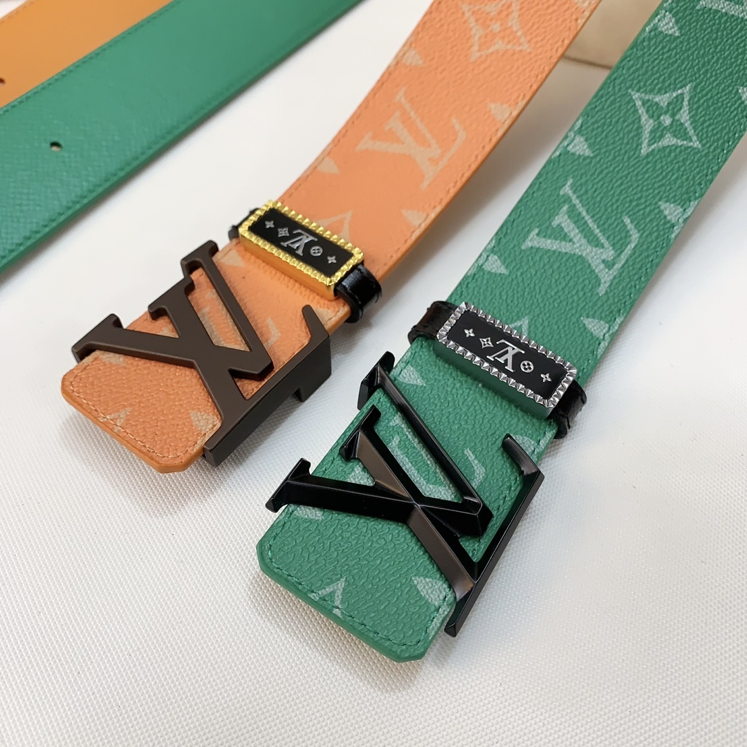 Louis Vuitton クラシックバージョン文字ピュアスチールバックル