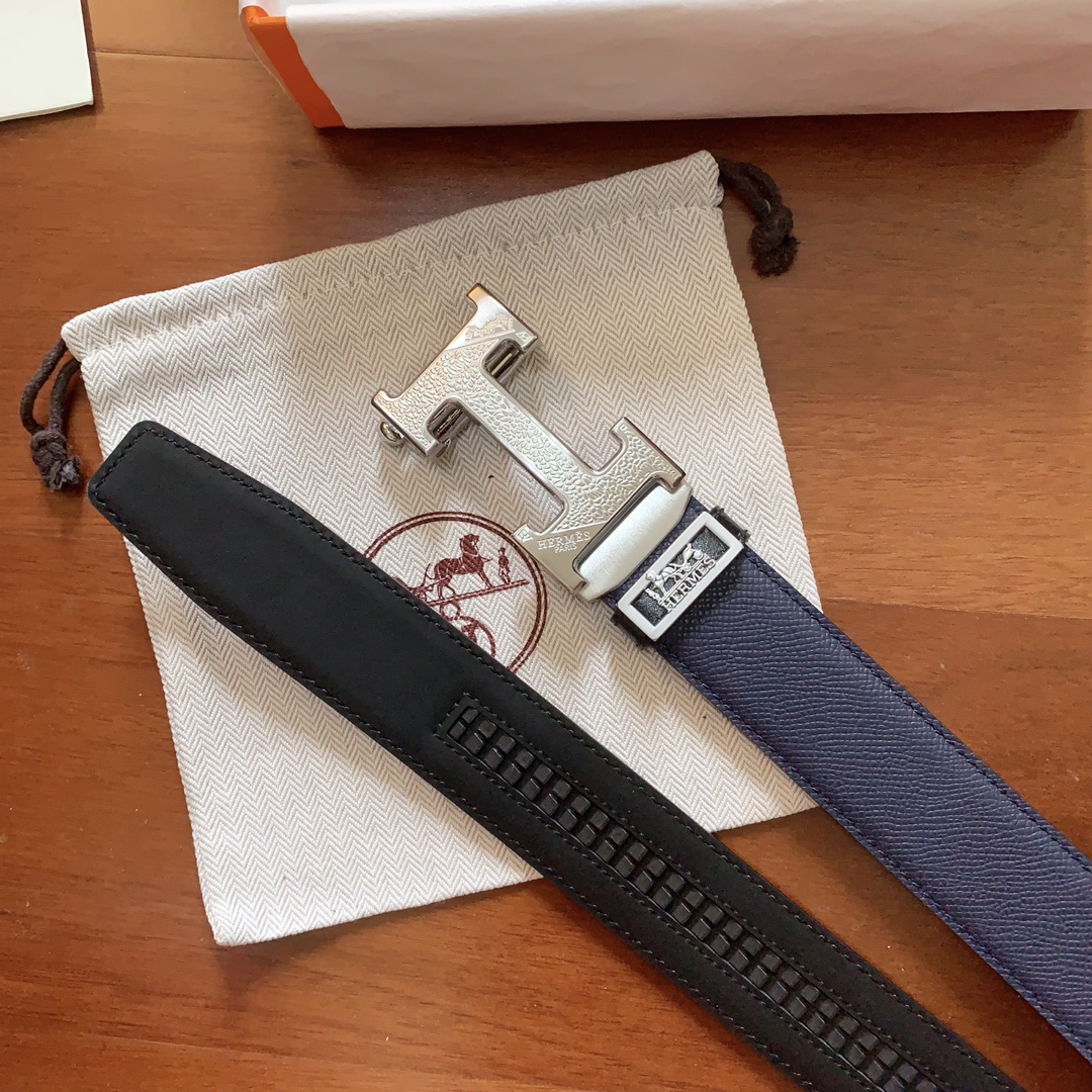 HERMES 両面第一層輸入革