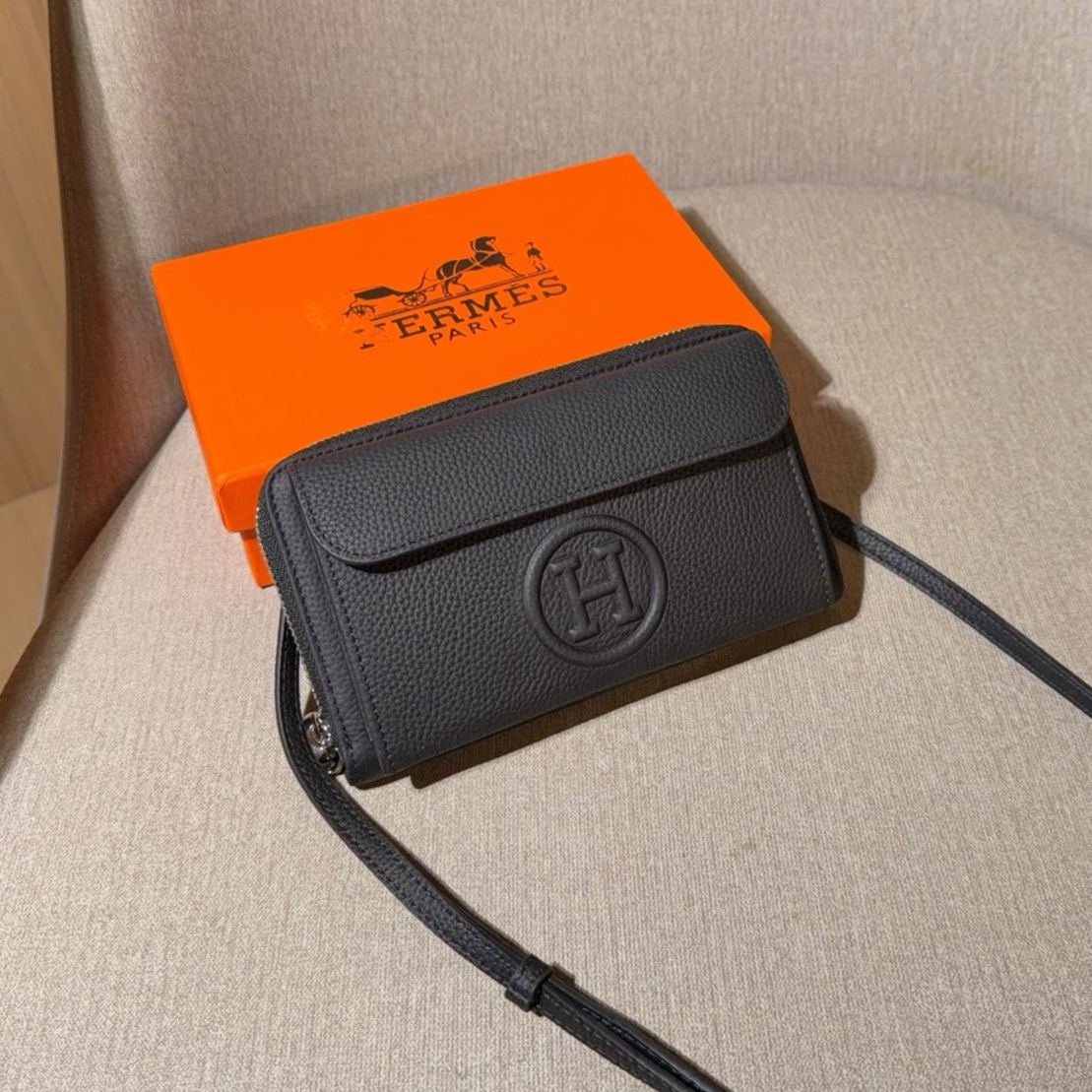 【イカつい黒金具☆超希少】HERMES コンスタンス To Go クロコ