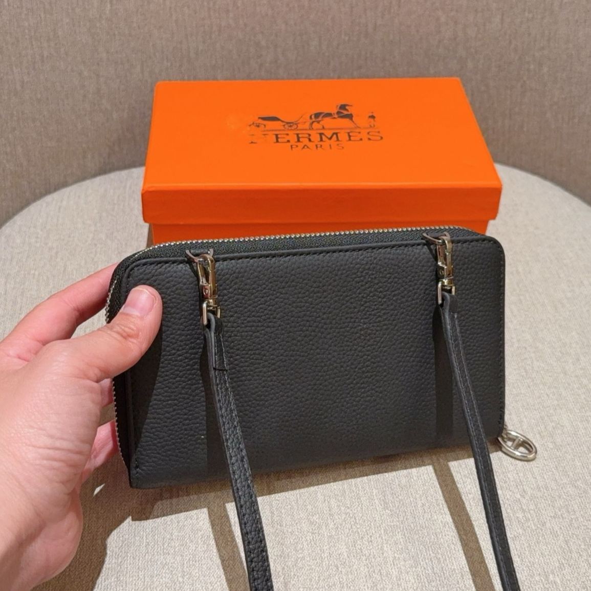 【イカつい黒金具☆超希少】HERMES コンスタンス To Go クロコ