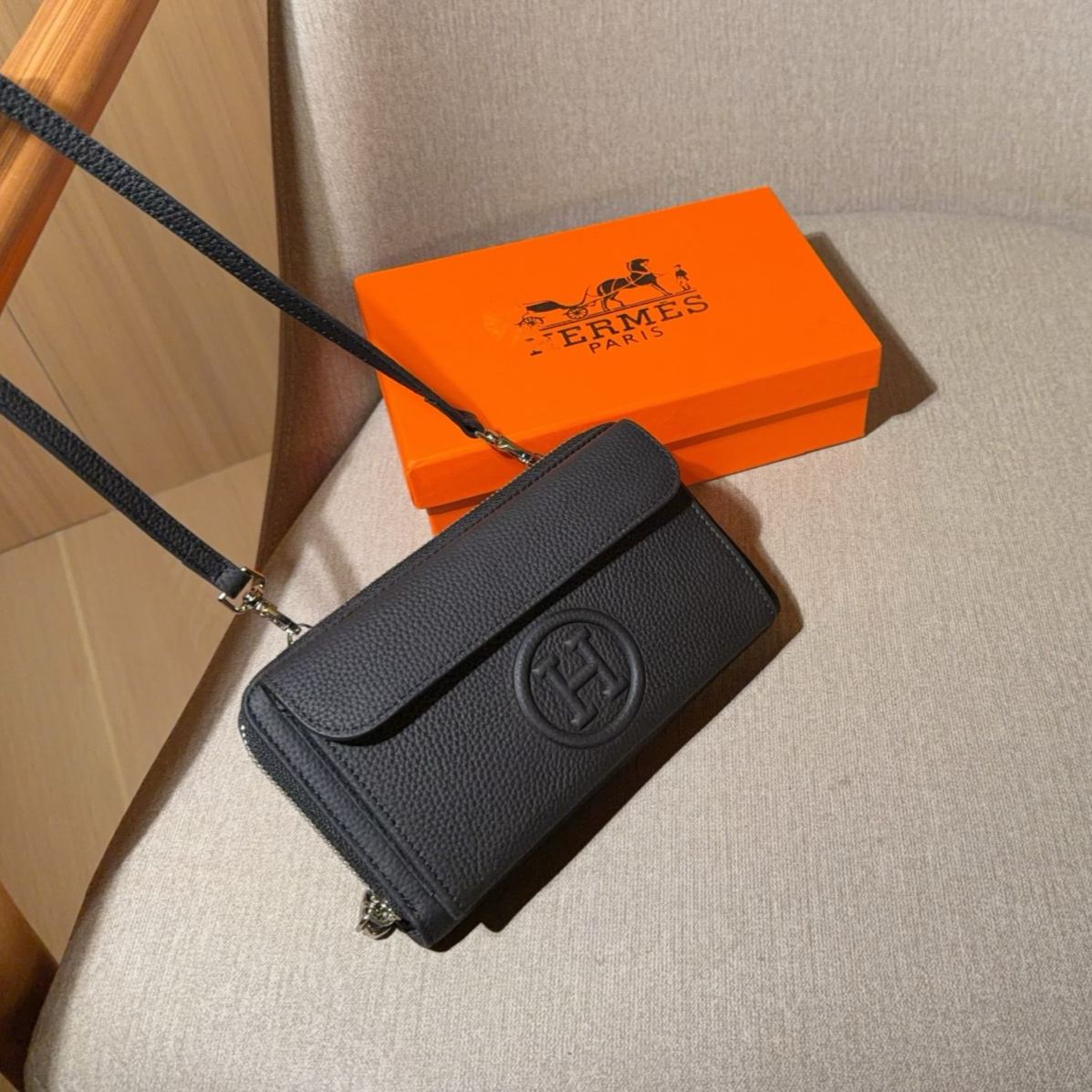 【イカつい黒金具☆超希少】HERMES コンスタンス To Go クロコ