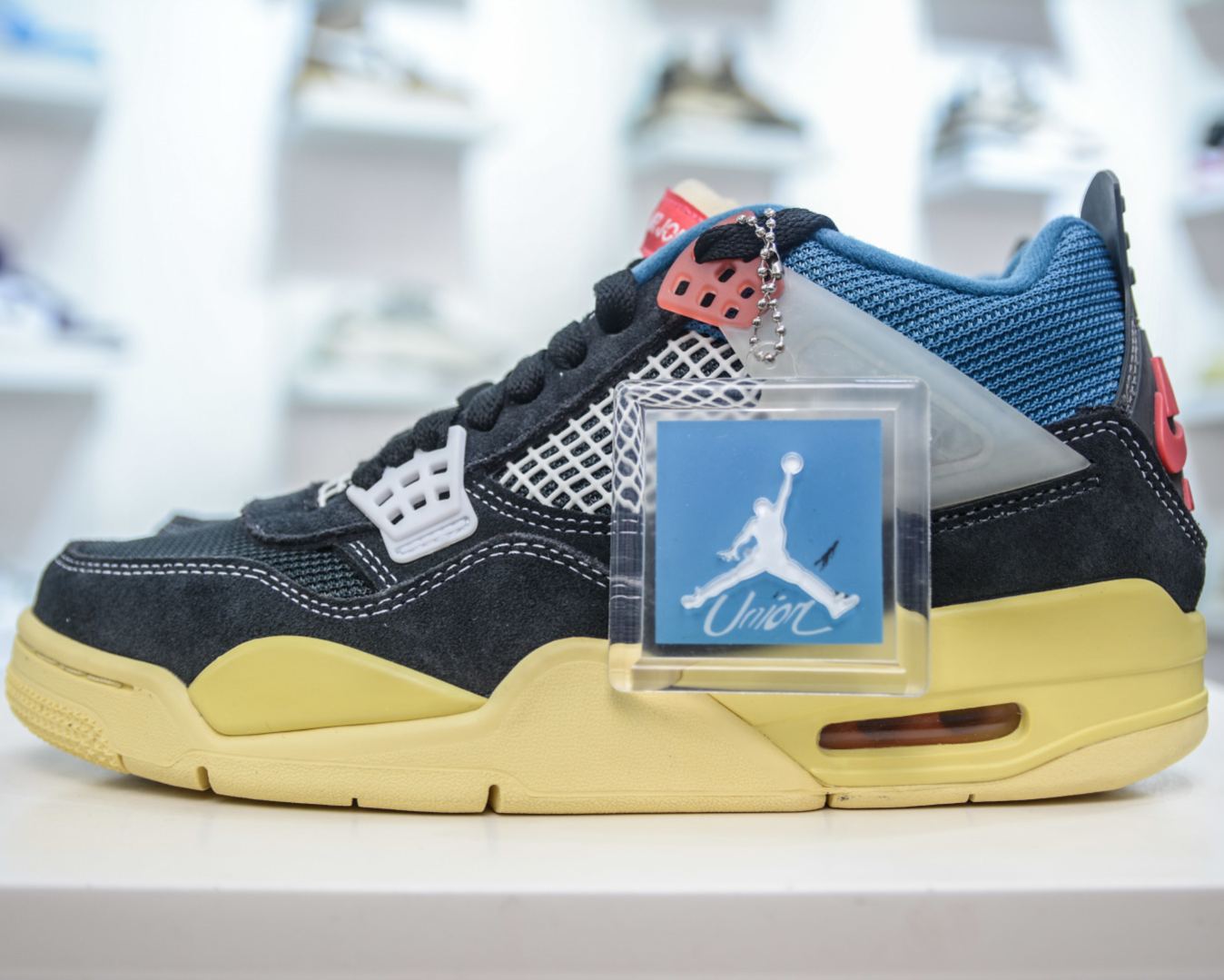 NIKE AIR JORDAN 4 AJ4 Union LA X Air Jordan AJ4 Off Noir Un