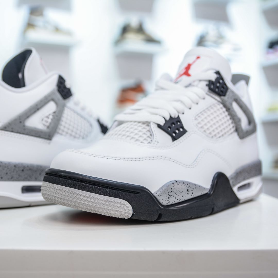 NIKE AIR JORDAN 4 AJ4 Retro "White Cement"