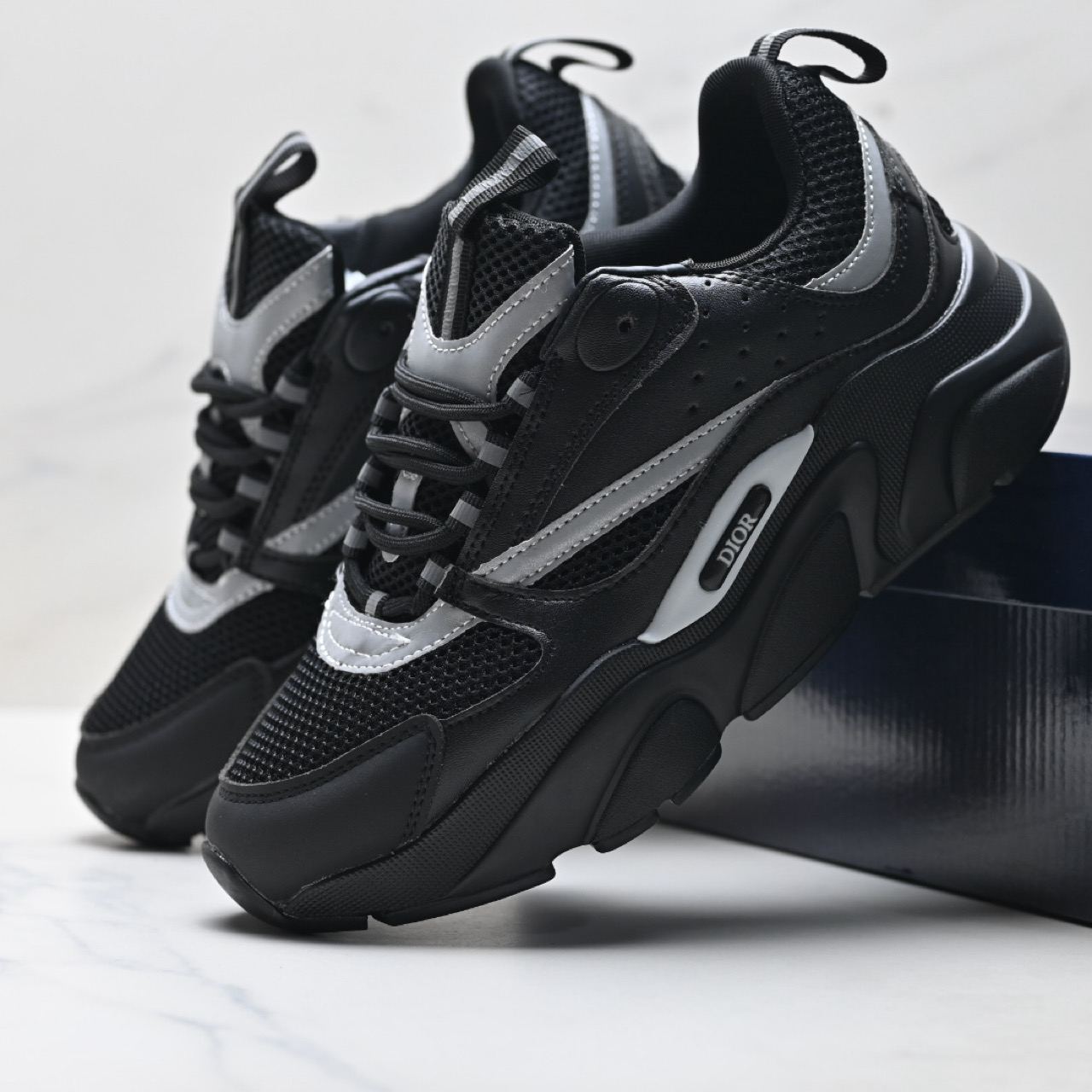 【超人気】DIOR B22 通気性メッシュ・快適 ローカット デイリーカジュアルシューズ
