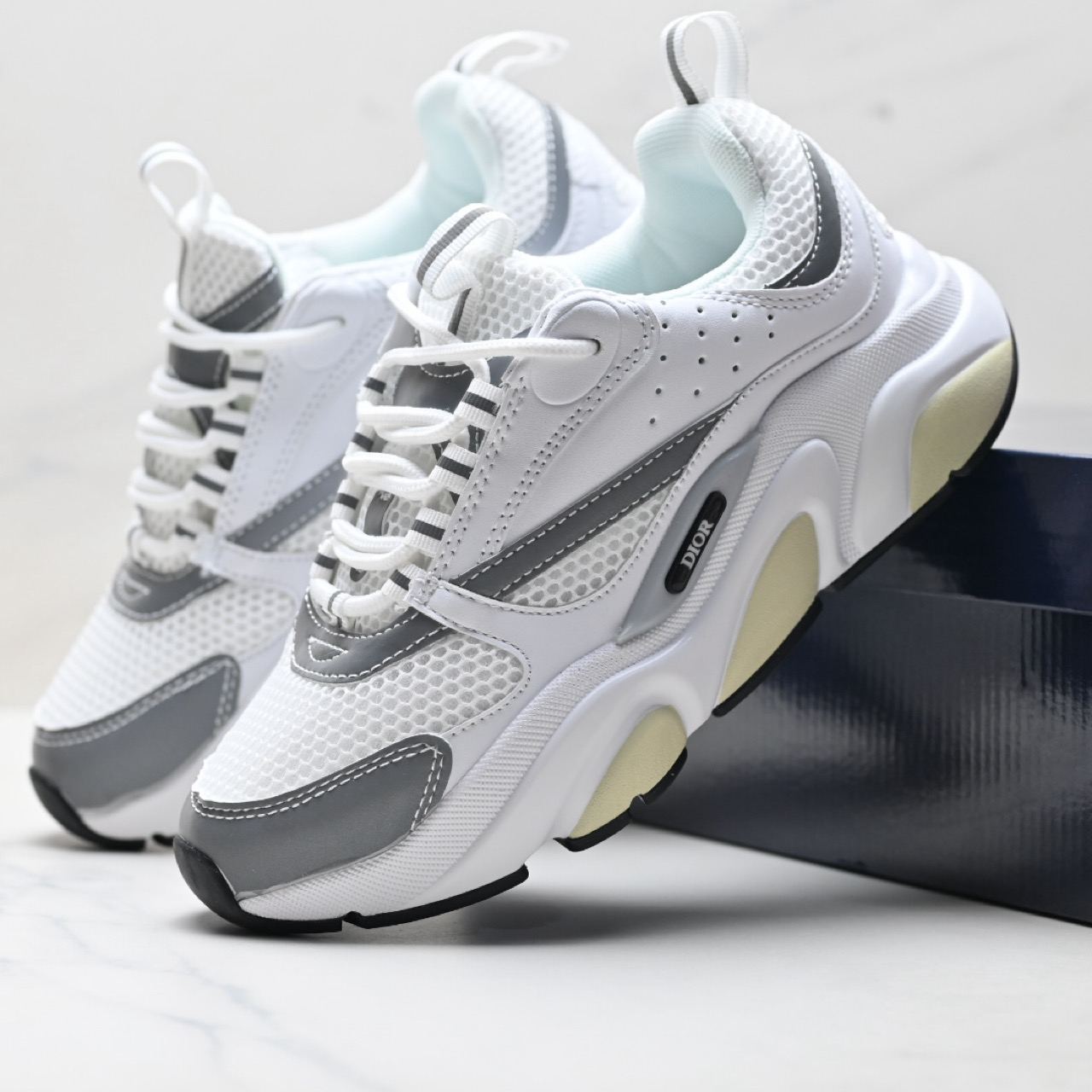 【超人気】DIOR B22 通気性メッシュ・快適 ローカット デイリーカジュアルシューズ
