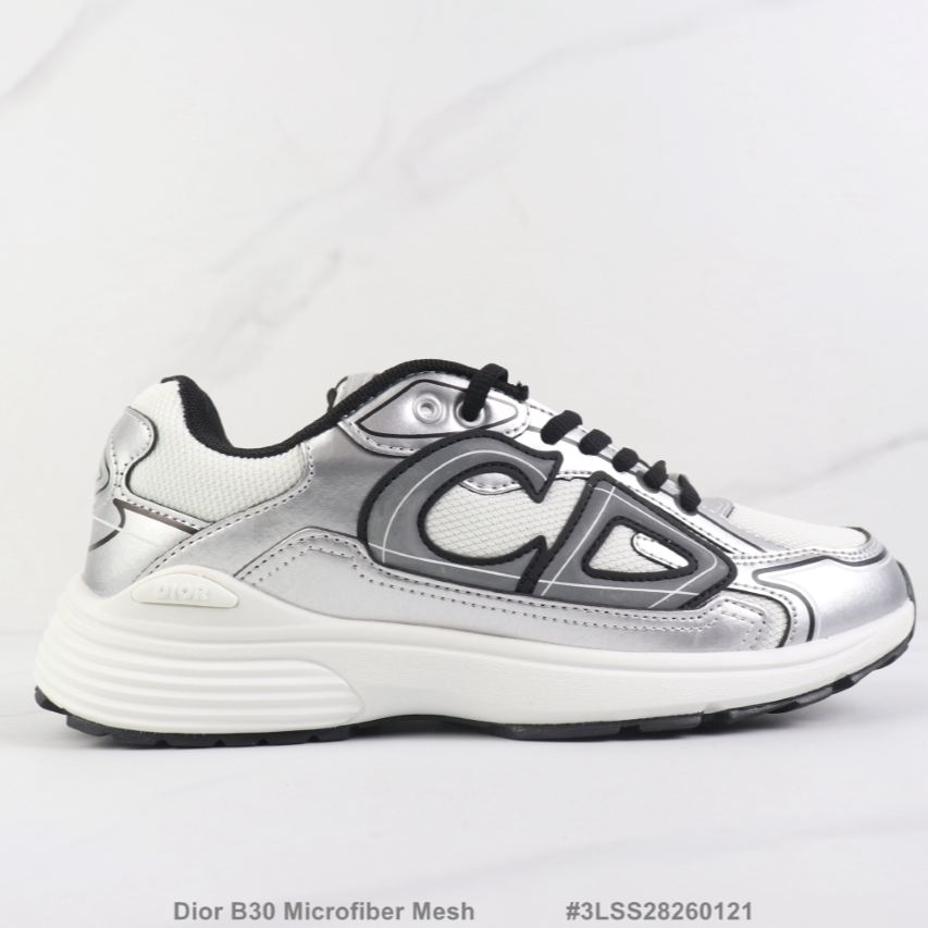 【超人気】DIOR B30 通気性メッシュ・快適 ローカット デイリーカジュアルシューズ