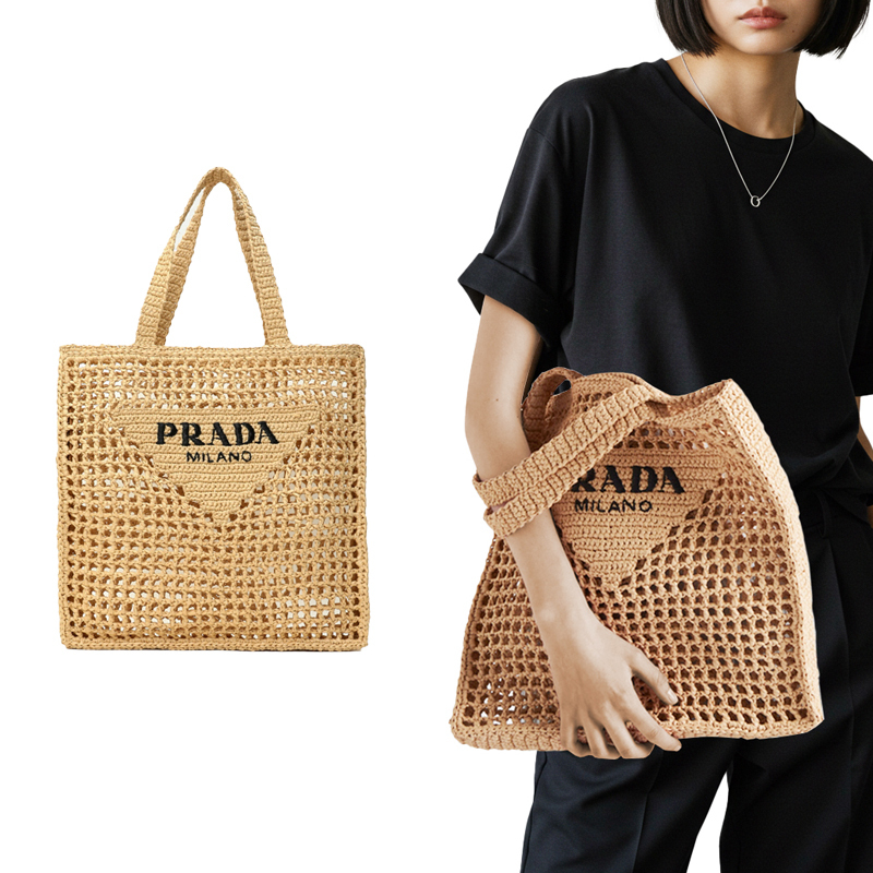 ☆PRADA プラダ クロシェ トートバッグ