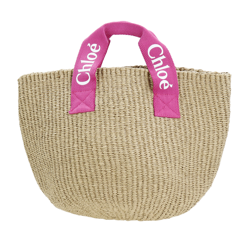 CHLOE トートバッグ バスケットバッグ 大人気 ロゴ カゴバッグ