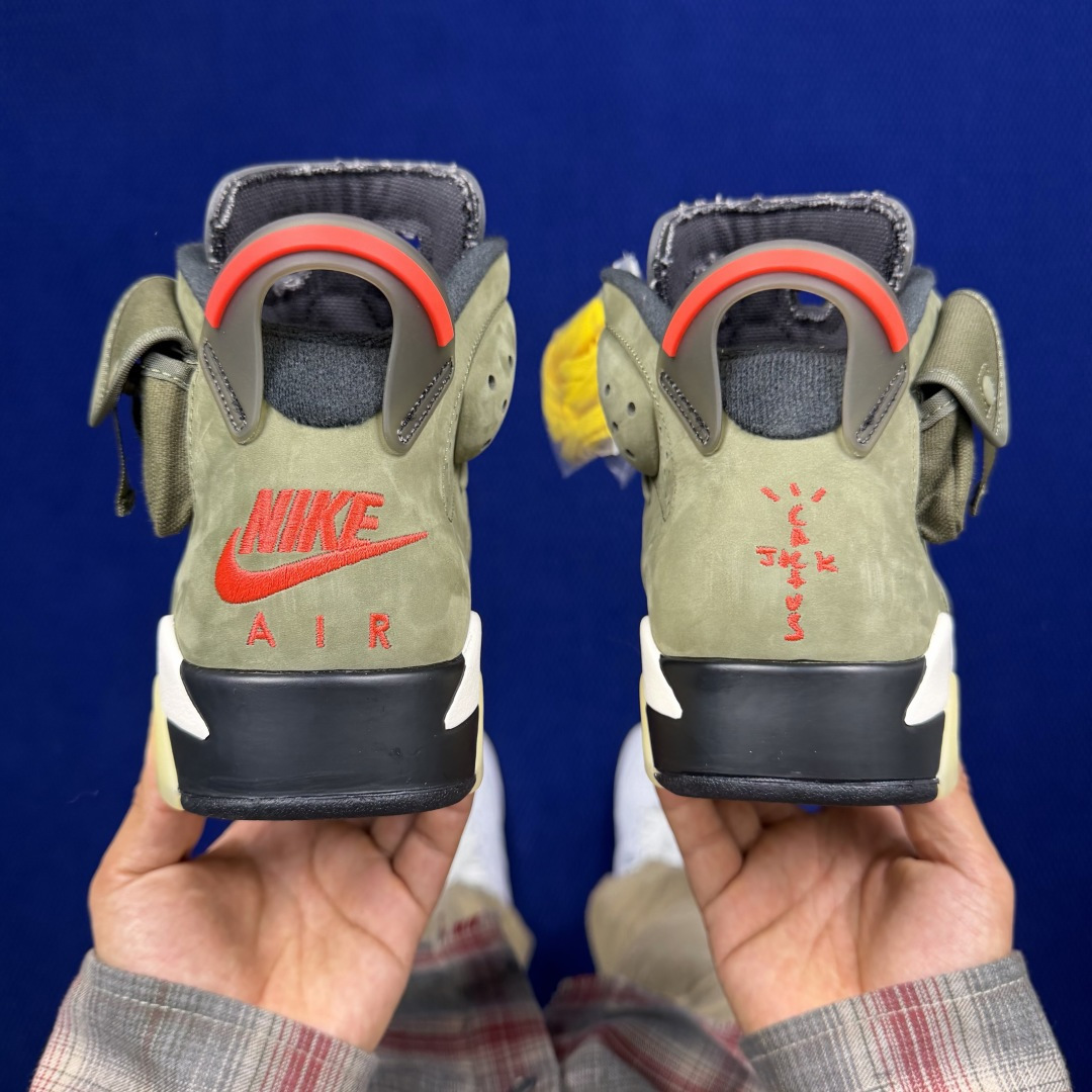 NIKE AIR JORDAN 6 TS Travis Scott x Jordan Air Jordan 6 medium olive ts