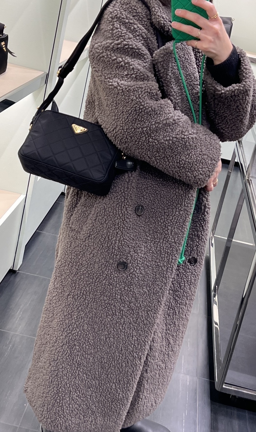 【セール】PRADA プラダ キルティング ショルダーバッグ 1BH089