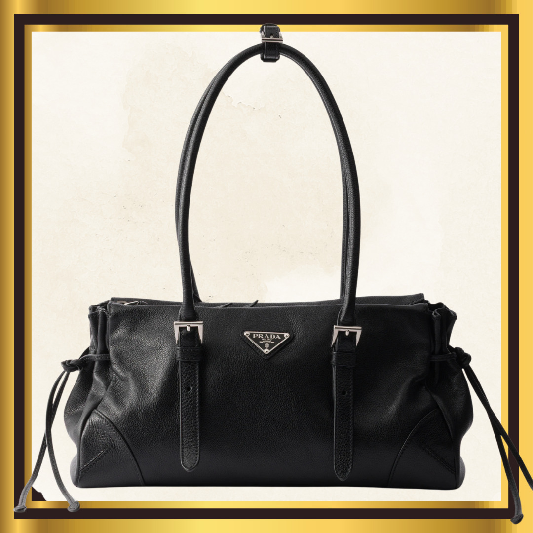 ◆PRADA◆パデッド  ロゴ ショルダーバッグ