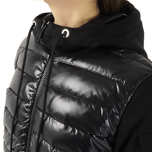 MONCLER モンクレール ダウン スウェットパーカー 異素材 防寒