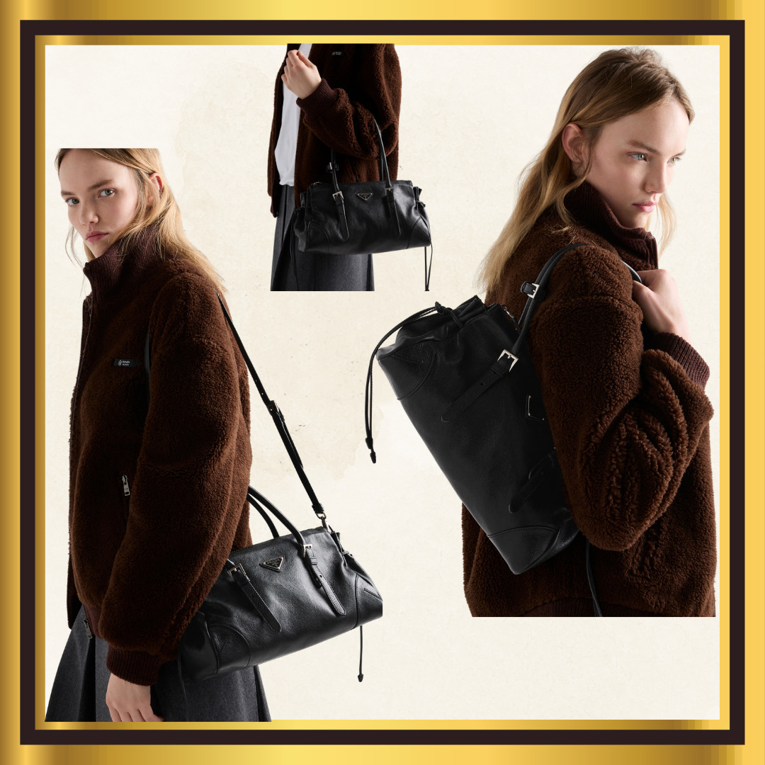 ◆PRADA◆パデッド  ロゴ ショルダーバッグ