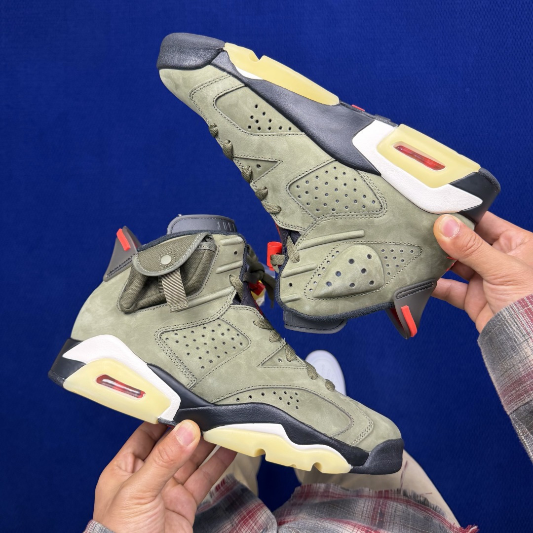 NIKE AIR JORDAN 6 TS Travis Scott x Jordan Air Jordan 6 medium olive ts