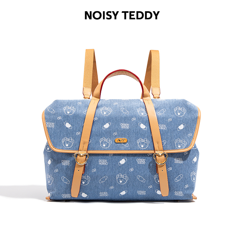 NOISY TEDDY新款时尚百搭双肩包