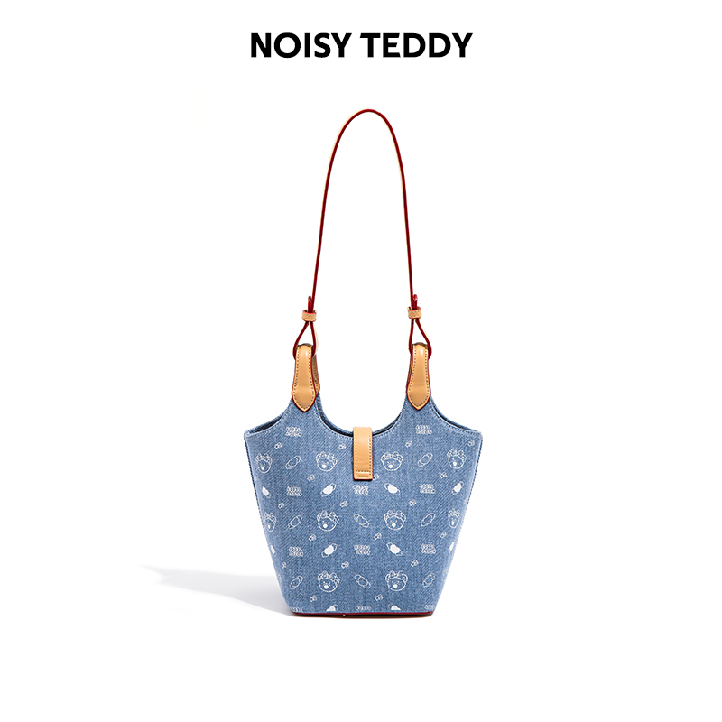 NOISY TEDDY新款时尚百搭斜跨包手拎包