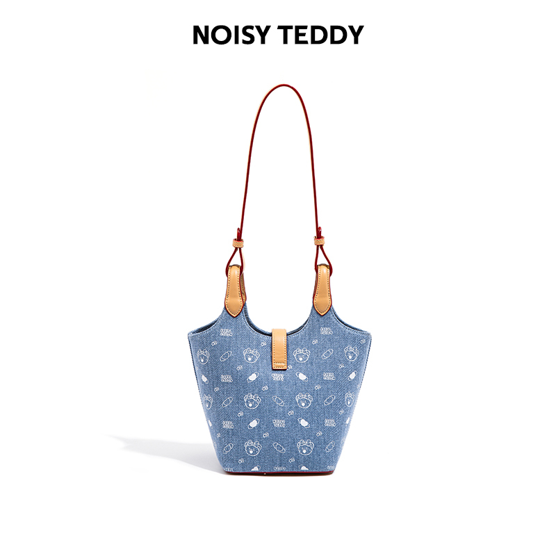 NOISY TEDDY新款时尚百搭斜跨包手拎包