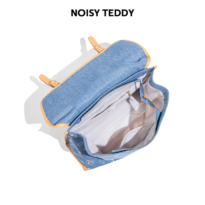 NOISY TEDDY新款时尚百搭双肩包