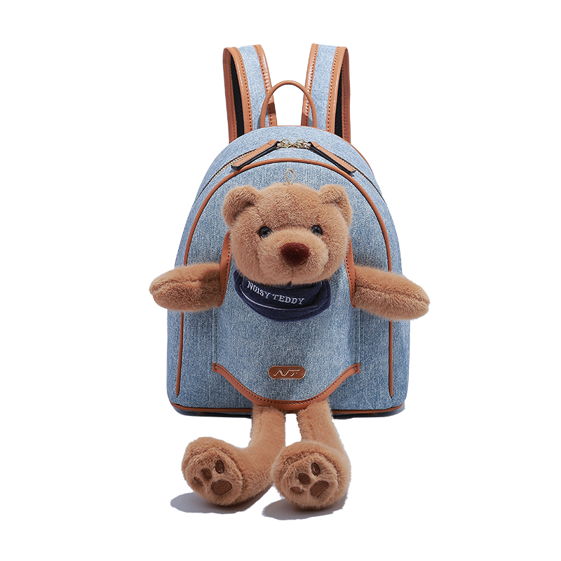 NOISY TEDDY 新款简约时尚休闲百搭双肩包