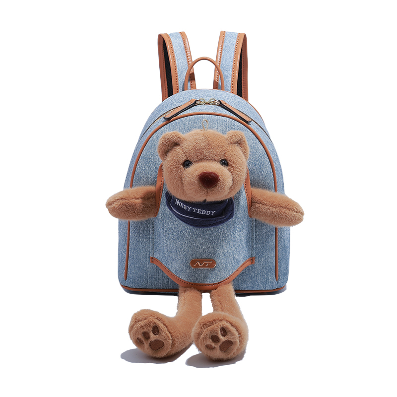 NOISY TEDDY 新款简约时尚休闲百搭双肩包