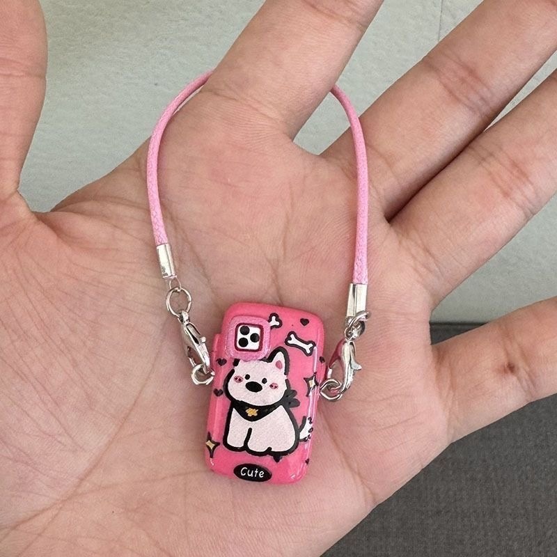ラブブミニキャラクタースマホケースペンダントモデル