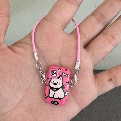 ラブブミニキャラクタースマホケースペンダントモデル