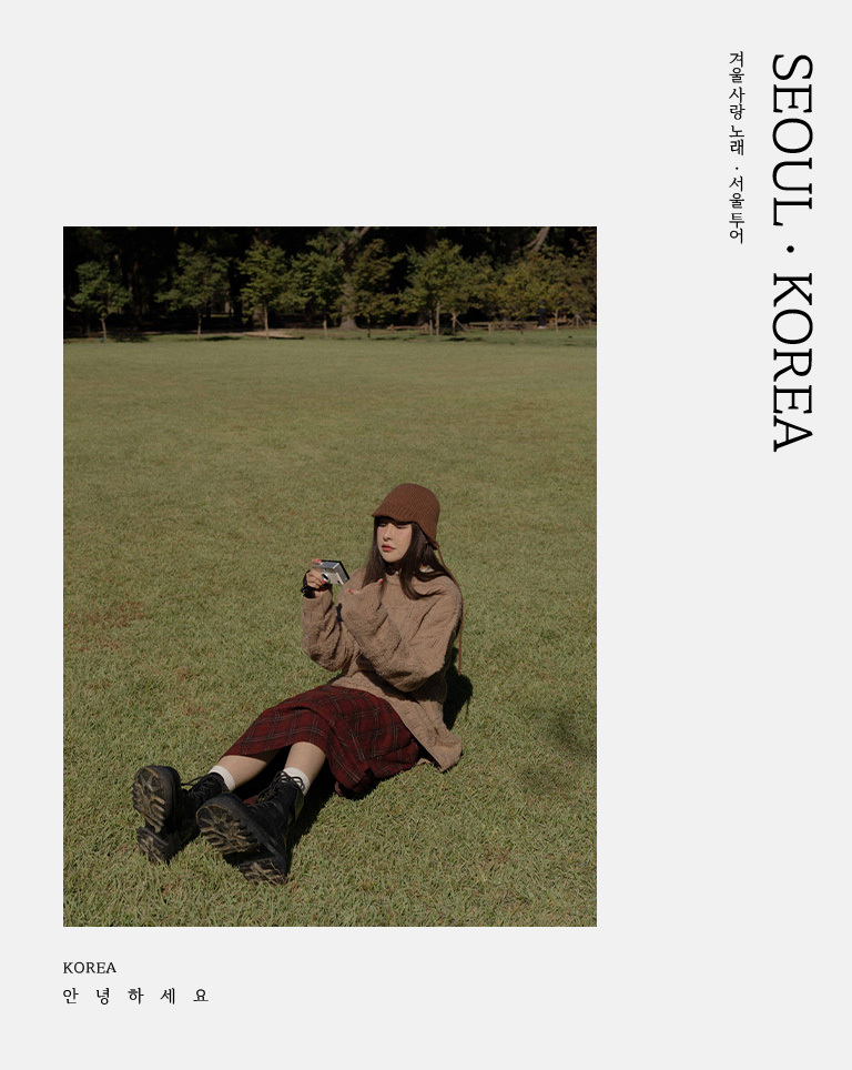 ボーダー切替ニット 4色展開