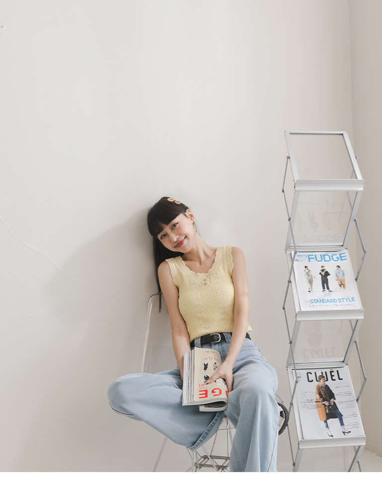 フロントジップビスチェ 4色展開