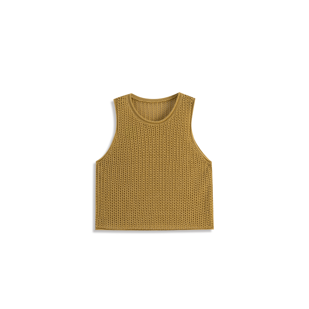 メッシュニットベスト 2色展開