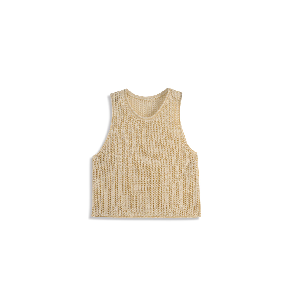 メッシュニットベスト 2色展開