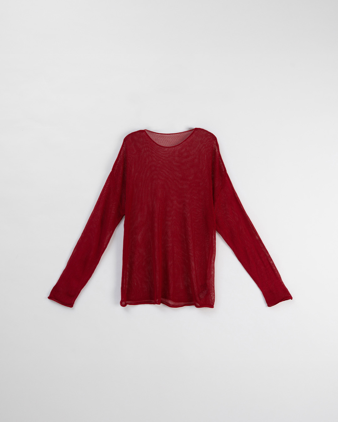 透かし編みワイドニットトップス 5色展開