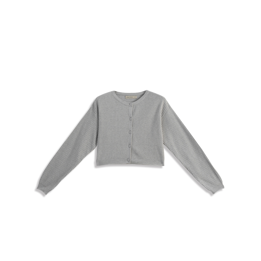 クルーネックボタンニットカーディガン 5色展開