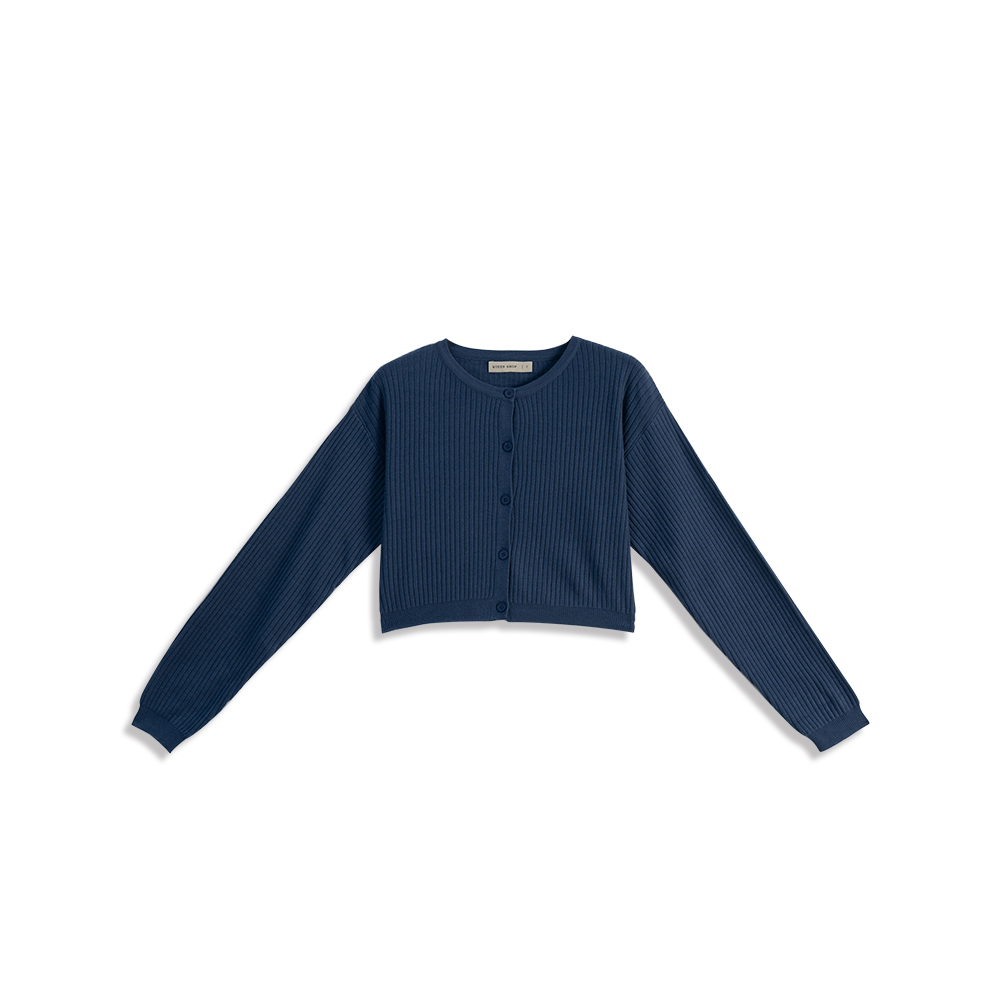 クルーネックボタンニットカーディガン 5色展開