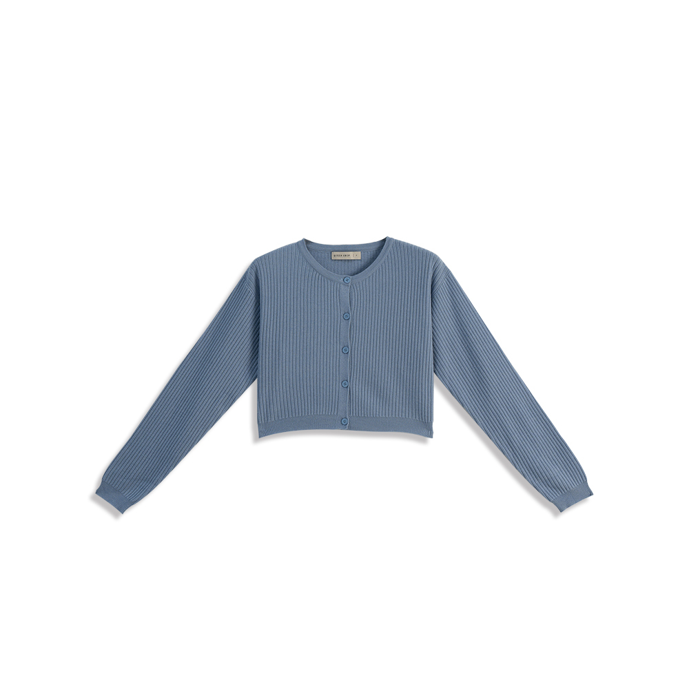 クルーネックボタンニットカーディガン 5色展開