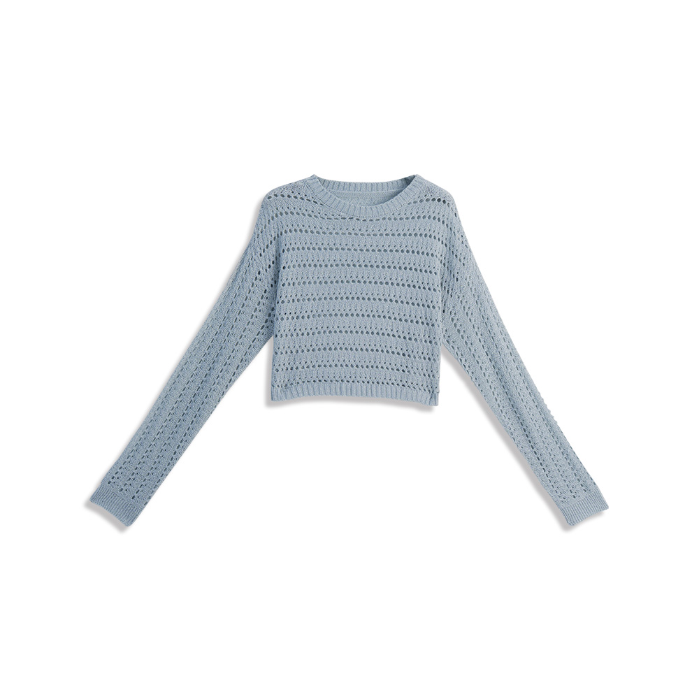 メッシュニットトップス 4色展開