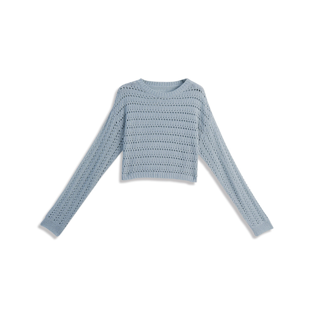 メッシュニットトップス 4色展開